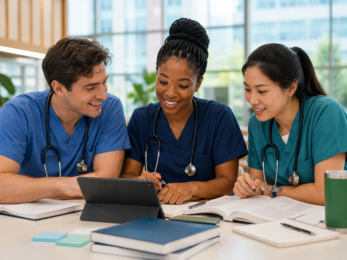 IMG physicians practicing an oral clinical assessment and plan