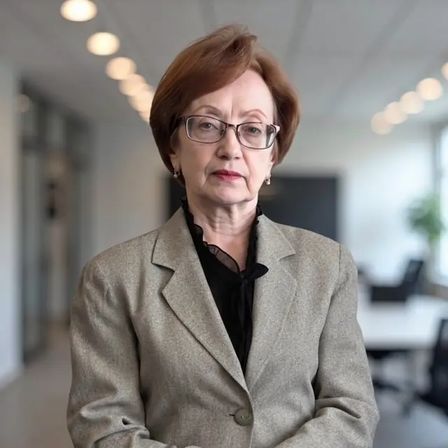 Portrait of Ludmila Trembak, CEO and President of VignetteRx